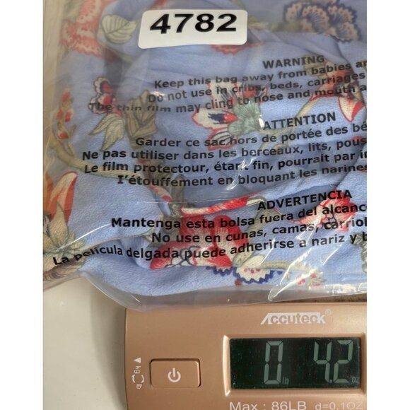 Floral Sleeveless Dress With Tie Back By Loft  Large  Rayon  Blue & Red - Picture 6 of 6